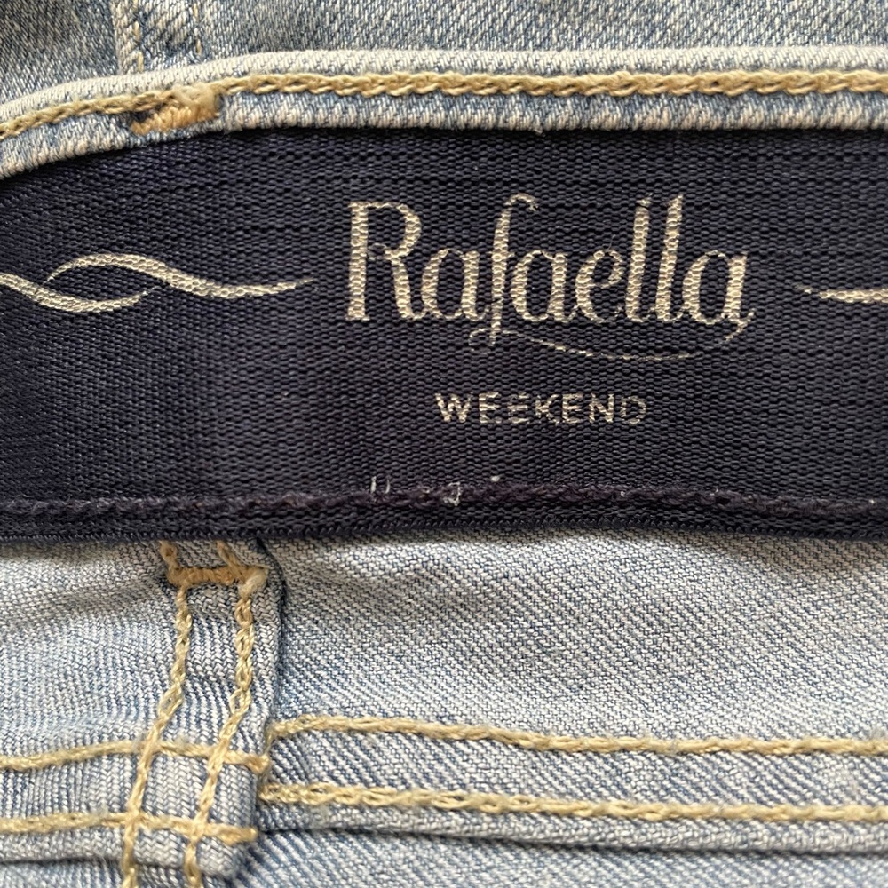Rafaella Weekend Blue Denim Skimmer Shorts Size 16 NWT - Picture 3 of 8
